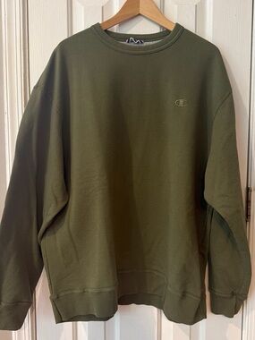 Champion Olive Green Crewneck Sweatshirt Men’s Size 2XL